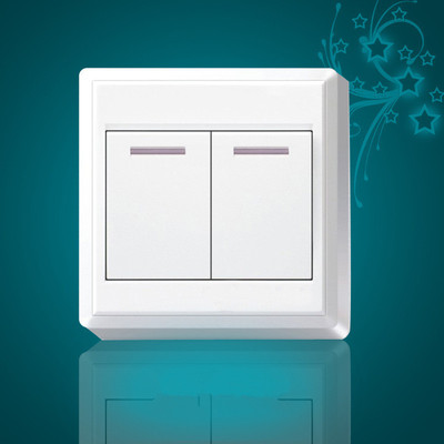 厂家低价直销 86明装墙壁开关面板 批发 二开单控双控OEM贴牌|ms