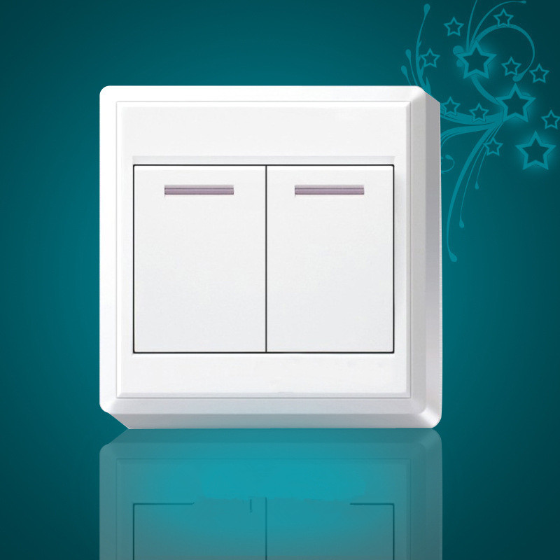 厂家低价直销 86明装墙壁开关面板 批发 二开单控双控OEM贴牌|ms