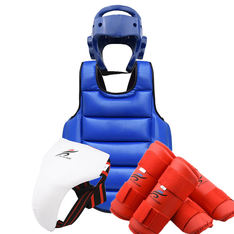 Children's Taekwondo Professional Training Two-sided Wearable Chest Armor Adult Muay Thai Thick Sanda Guard