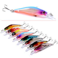Lure for fishing, sinker inside with laser reflective mini jerkbait, 8cm/6.3g, import imitation bait fake lure plastic hard lure
