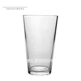 玻璃花式调酒杯 大容量酒杯专用调酒杯16ozV形斜身水杯美式品脱杯