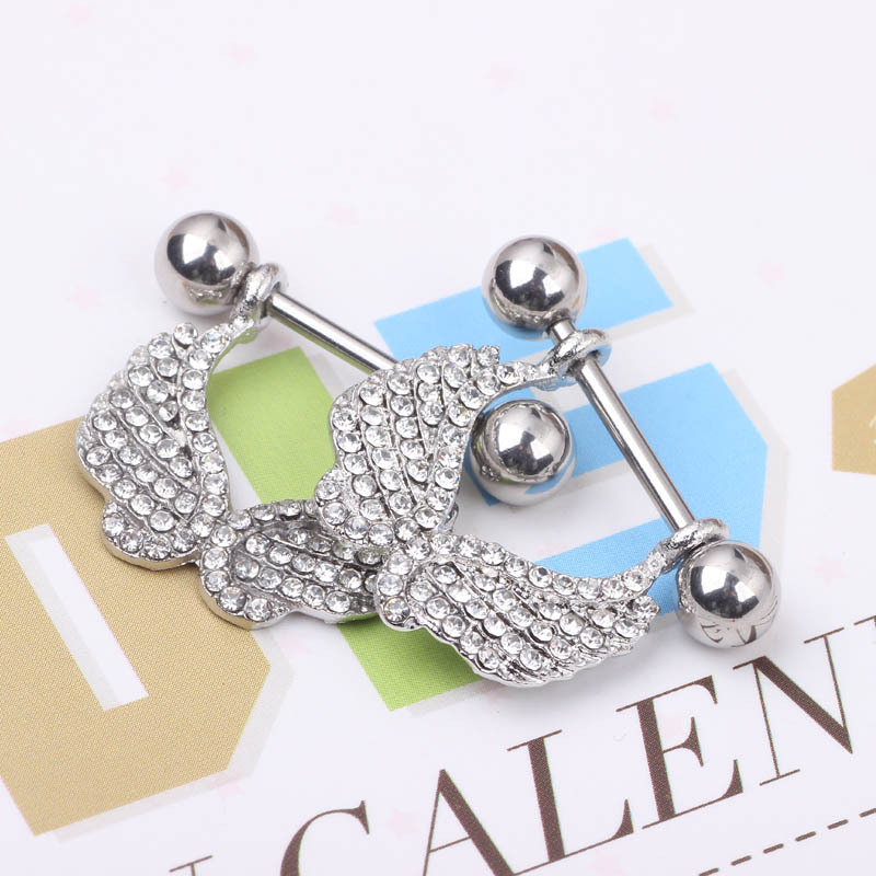 Pointed titanium steel lip stud product view