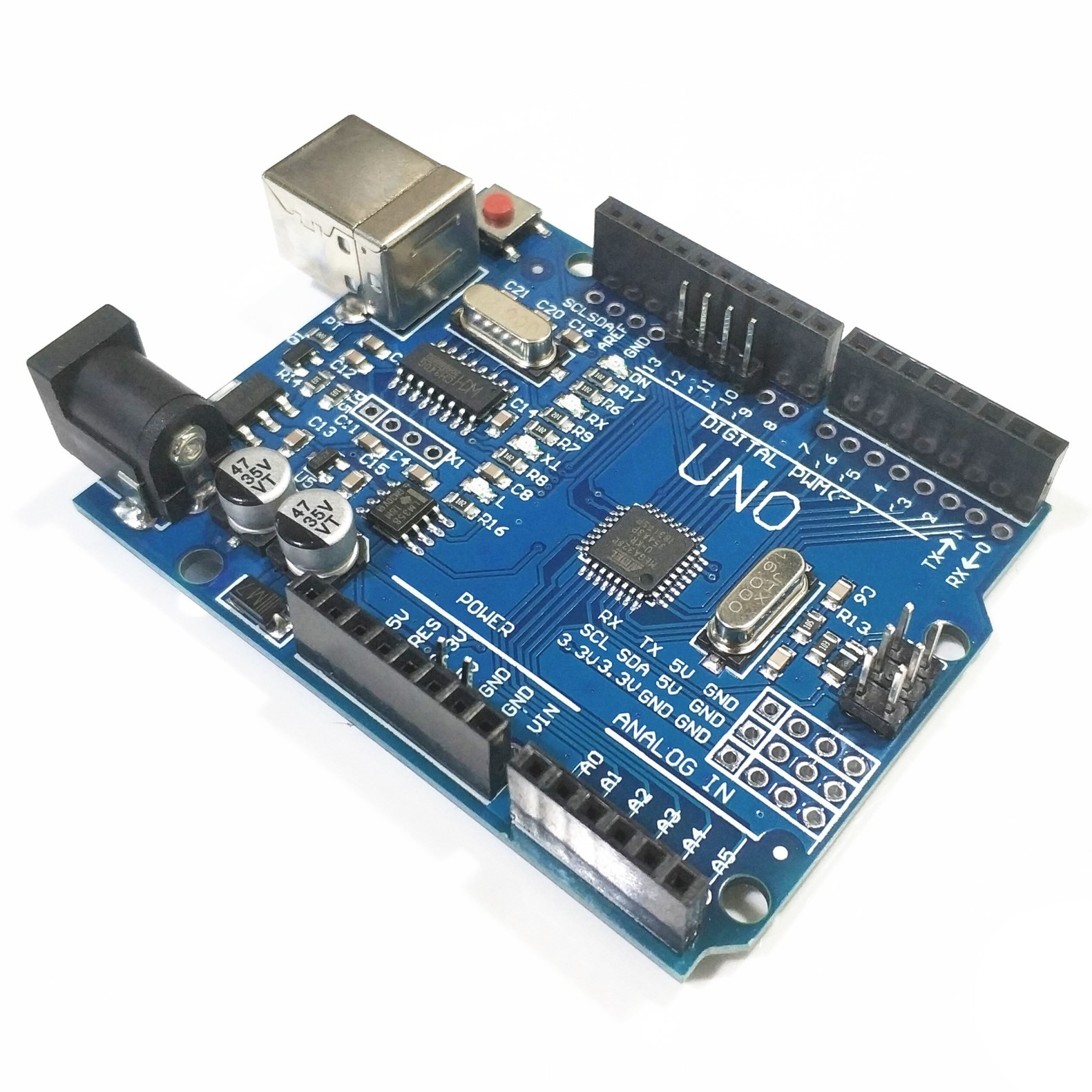 UNO R3 开发板 ATmega328P单片机 CH340G改进版