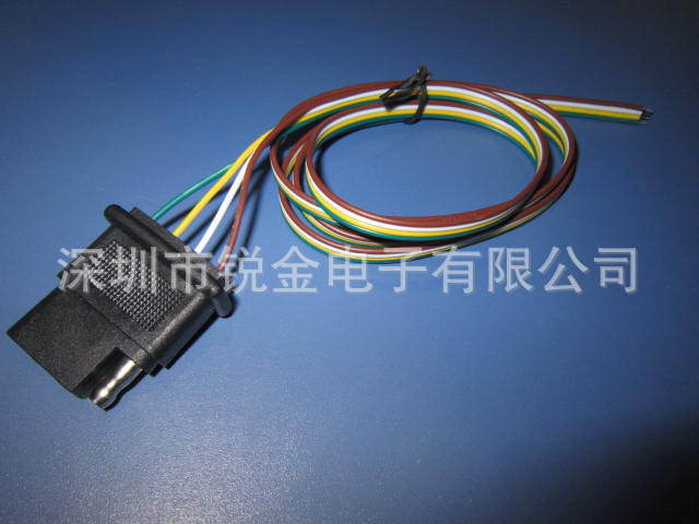 生产厂家专业研发汽车各种氛围灯饰4.5子弹头线束22AWG母单边线