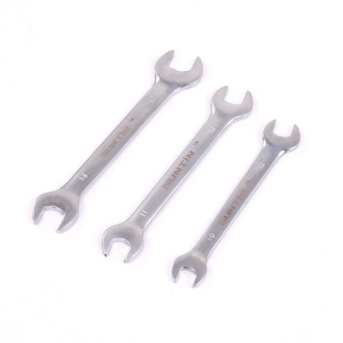 Xintian Hardware Tools Manual Wrench 8-32MM Mirror Open Wrench 45 Steel Double-ended Wrench Open Wrench
