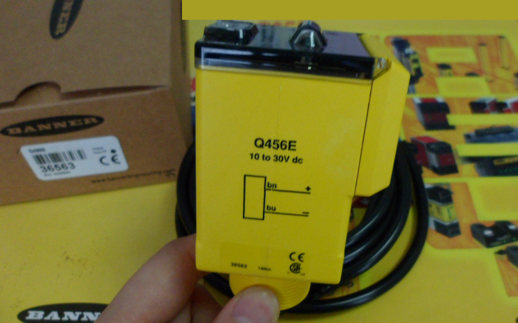 BANNER邦纳 Q456EQ5/Q45BB6RQ5 对射式光电开关 全新原装正品