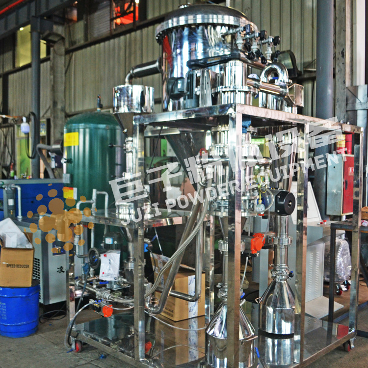 【氢氧化锂粉碎1500目】气流粉碎机氮气保护防爆防氧化