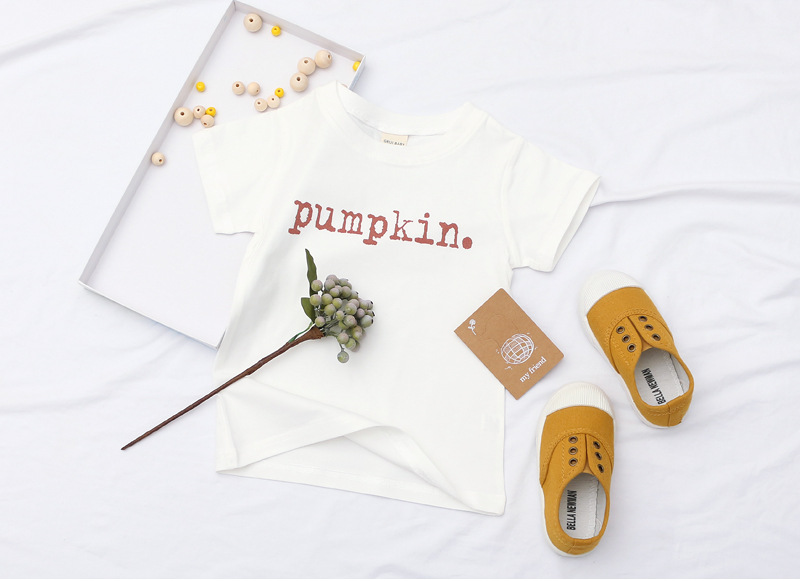 Simple Style Letter Cotton T-shirts & Shirts display picture 7