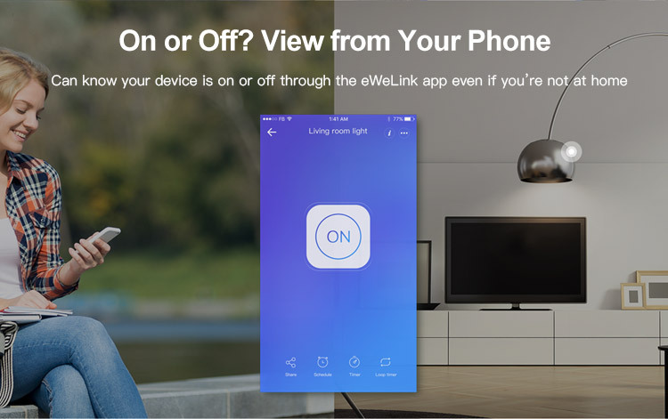 Sonoff mini remote control switch