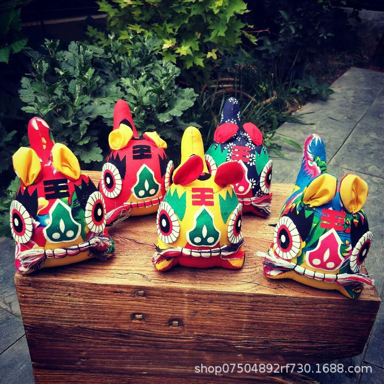 Народные ремесла в китайском стиле ручной работы Средняя ткань Тигр Нематериальное культурное наследие Традиционные подарки