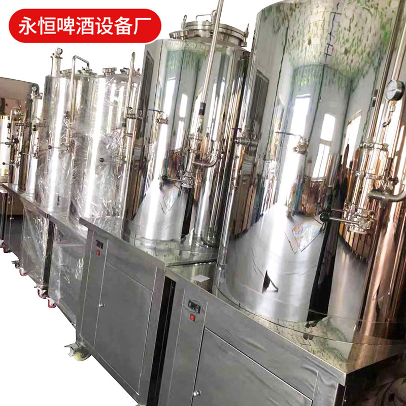 厂家直销鲜啤酒设备 多规格精酿啤酒设备商用自酿啤酒设备