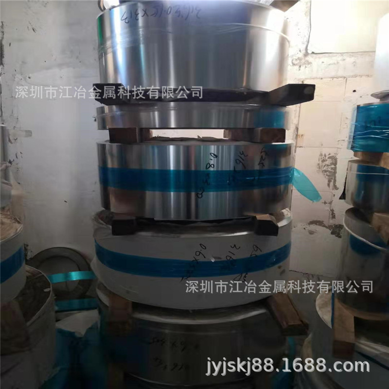供应304不锈钢带0.05 0.1不锈钢皮钢箔 任意宽度薄料分条不锈钢卷