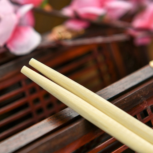 Disposable bamboo chopsticks wedding supplies wedding festive tableware props banquet set toothpicks red wedding chopsticks
