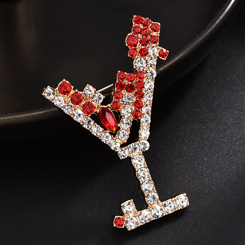 Elegant Flower Alloy Zircon Women's Brooches display picture 31