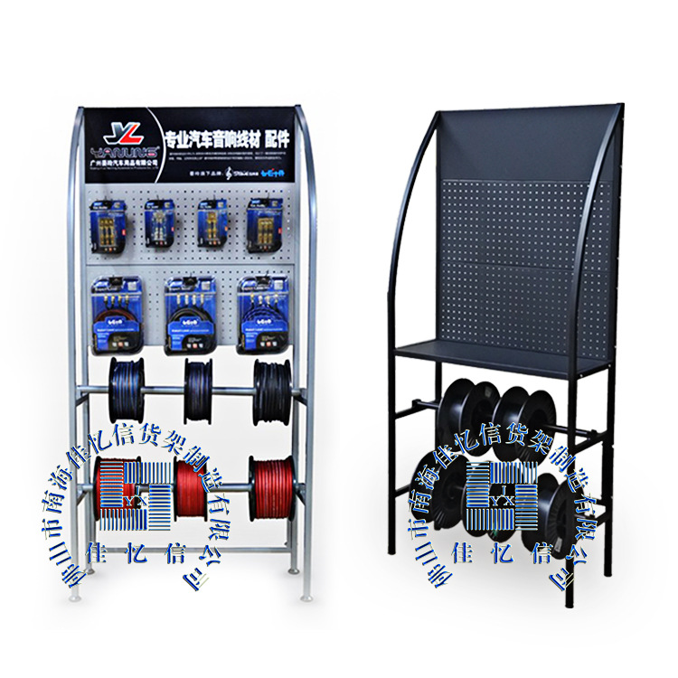 厂家直销汽车音响线材电线展示架电缆包装带铜锡焊丝展示架