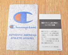 Champion 冠军领标布标领标商标吊牌包装袋服装辅料