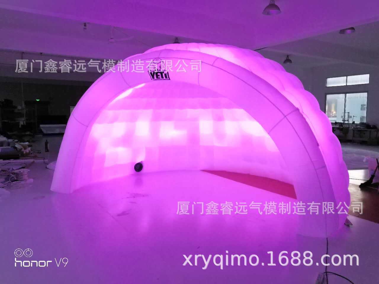 LED灯光帐篷冰雪充气帐篷灯光帐篷装饰帐篷鑫睿远气模充气帐篷