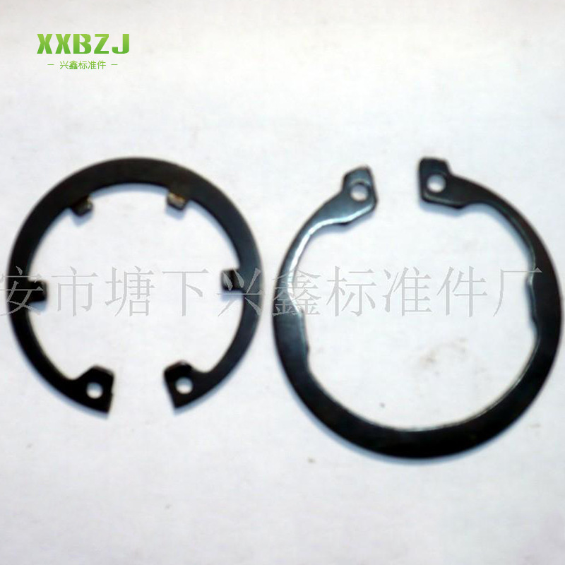 厂家供应非标挡圈 弹簧钢 65Mn挡圈氧化发黑 紧固件连接件