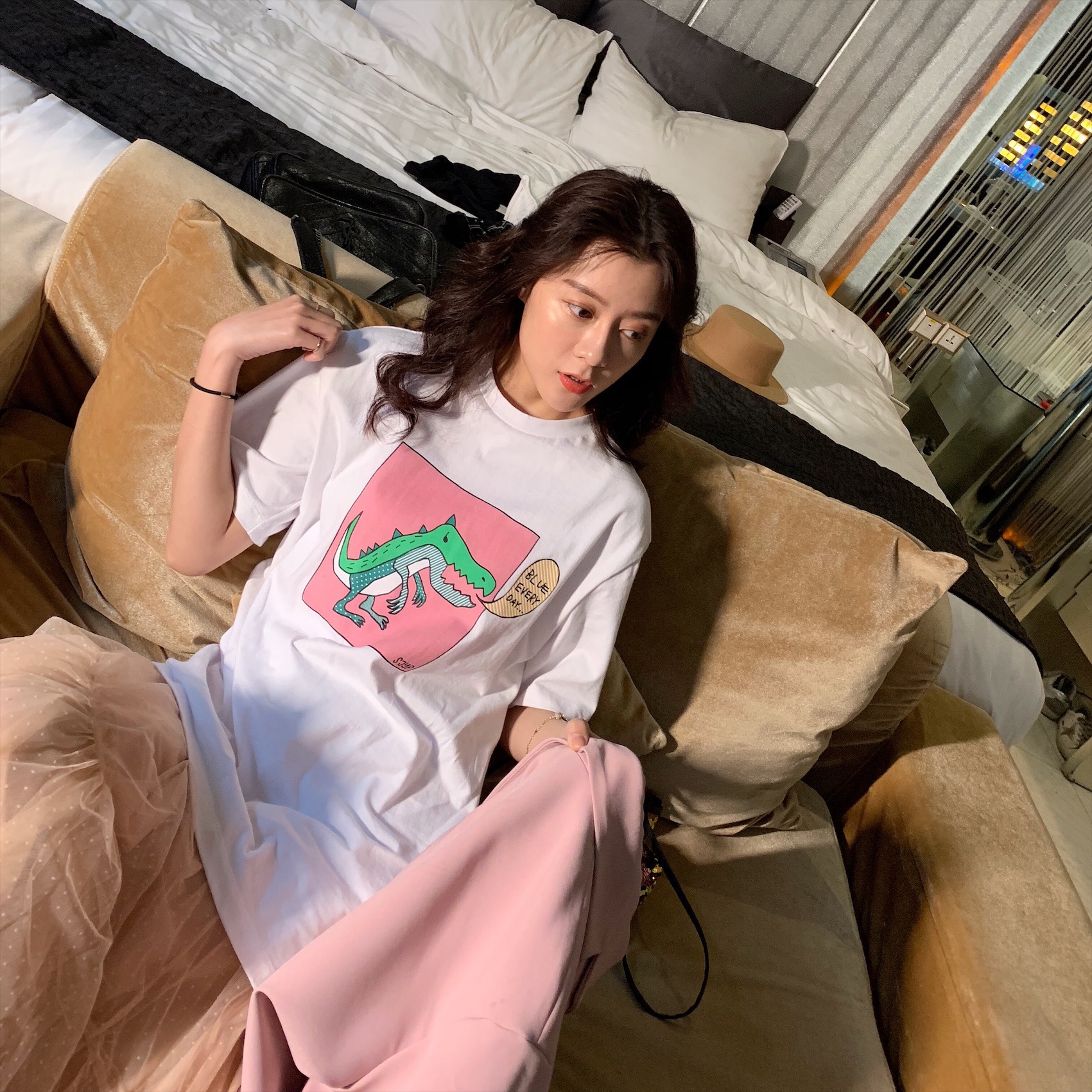 T-shirt femme en Coton - Ref 3314201 Image 4