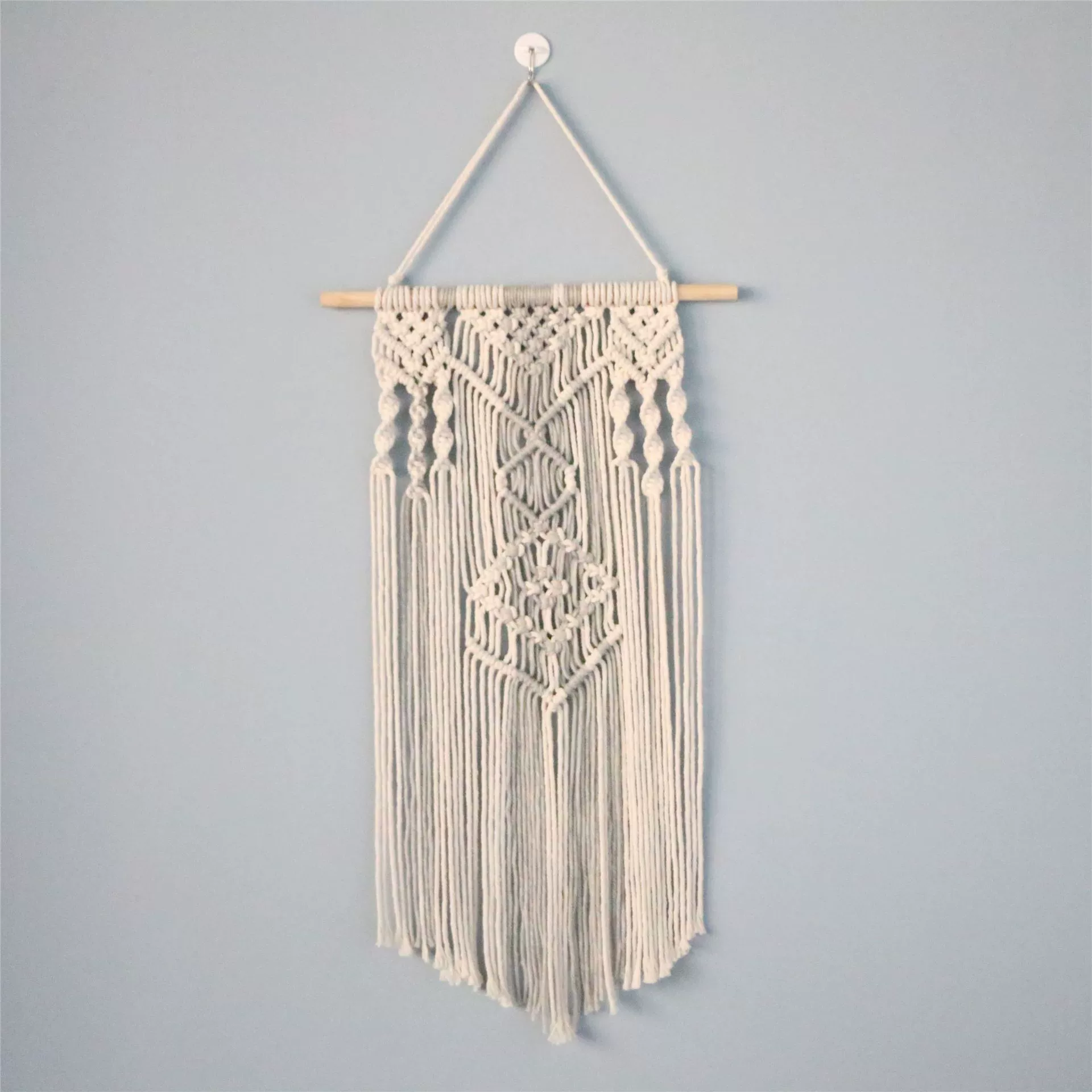 Woven retro tapestry, handmade, boho style