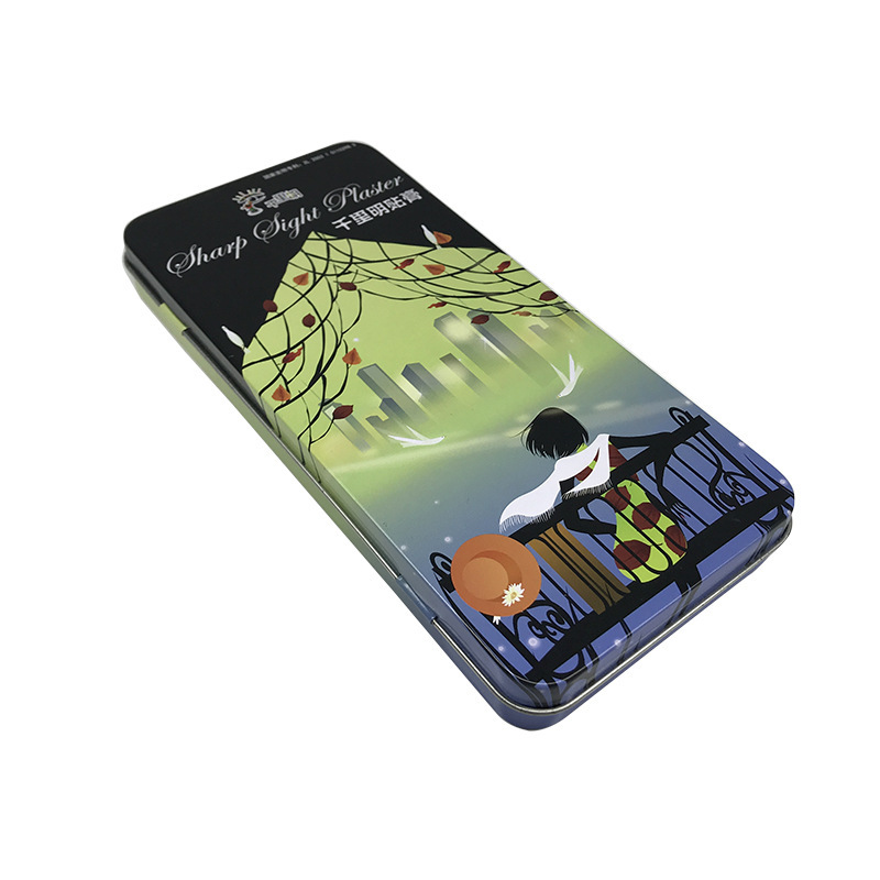 Caja Rectangular de Hojalata para Cosméticos 195mm para Joyas