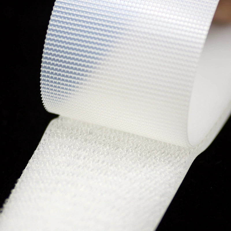 Xinyang white PA plastic hook nylon non-catchable snap-on hook-and-loop fasteners injection hook non-catchable Velcro