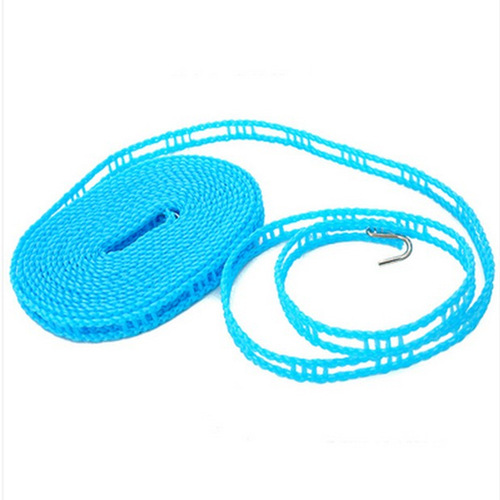 Bold clothesline indoor and outdoor punch-free fence type windproof and non-slip nylon rope for drying clothes and hanging quilts