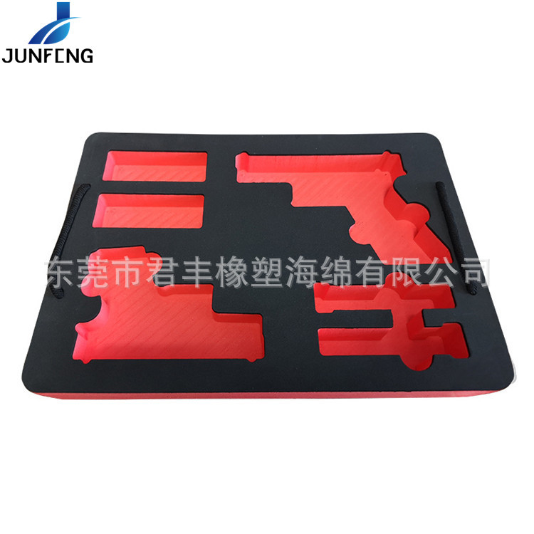 一体成型复合海绵包装内衬 耳机包装盒EVA内衬泡棉珍珠棉雕刻