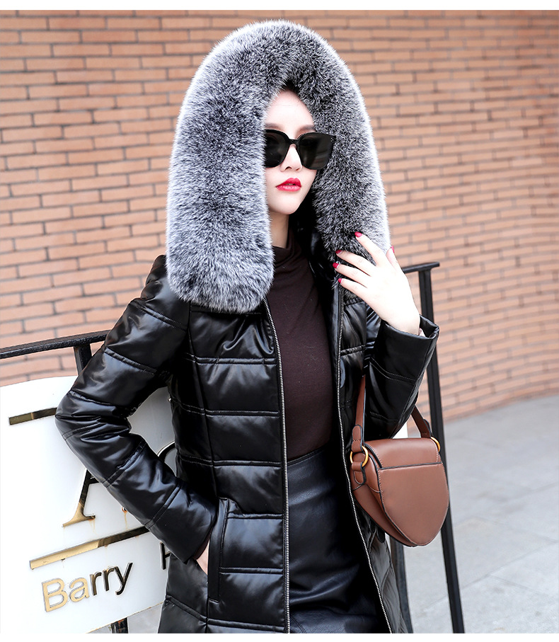 D3596 4720K ÁO KHOÁC NỮ HEFTDTH BIG SIZE NGOẠI CỠ MÙA XUÂN THU ĐÔNG DÀY ẤM THỜI TRANG NỮ DA BÒ G06 SẢN PHẨM MỚI