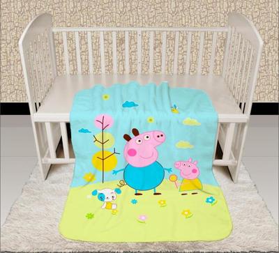 英棉婴儿儿童小毛毯双层超柔云毯童被抱被毯幼儿园午睡毯支持订单|ru