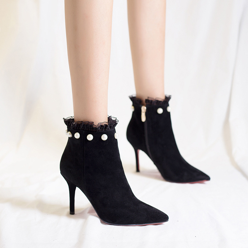 Bottes femme en Daim - Ref 3355173 Image 3