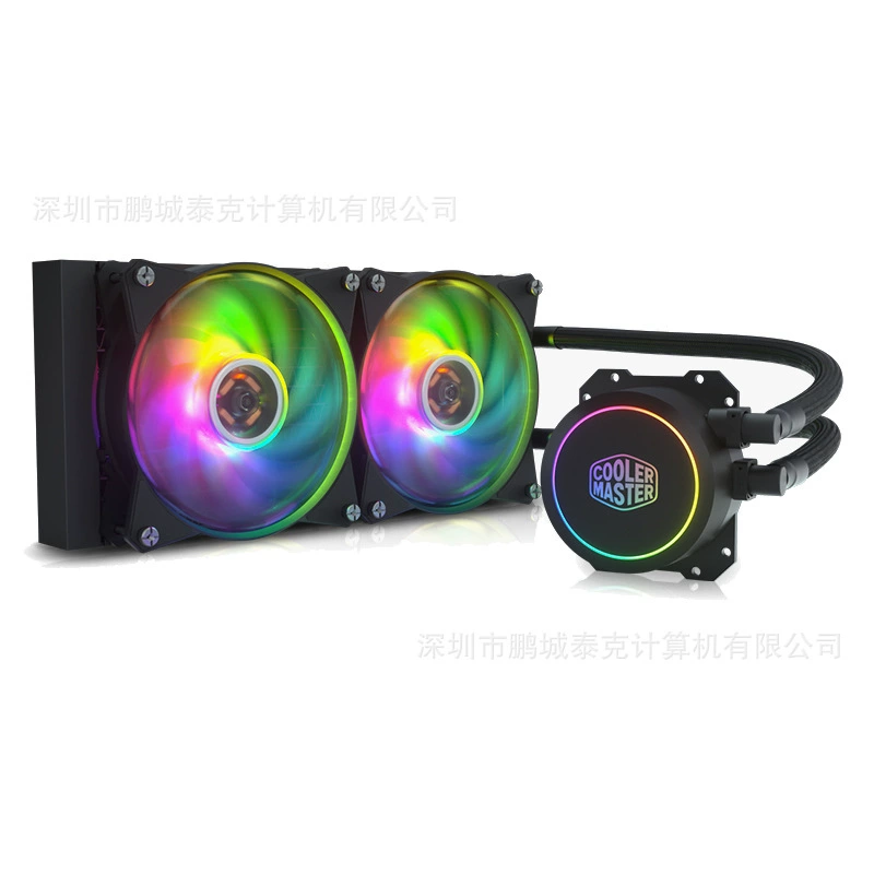 Система жидкостного охлаждения CPU Cool Cool B240 ARGB (ARGB-подсветка/светодиодные бусины/двойной водяной насос/низко-сопротивл. радиатор)