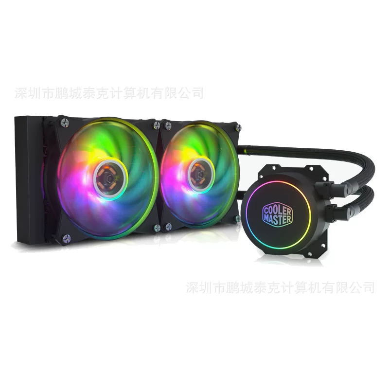 Система жидкостного охлаждения CPU Cool Cool B240 ARGB (ARGB-подсветка/светодиодные бусины/двойной водяной насос/низко-сопротивл. радиатор)
