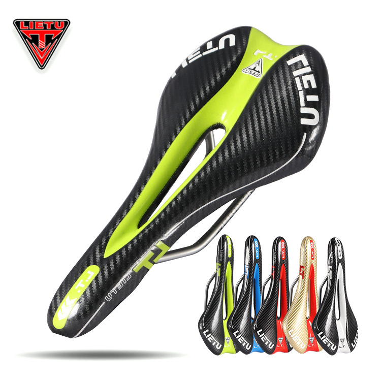 厂家直供猎途户外山地车自行车坐垫鞍座炭纤维山地车坐垫舒适软套