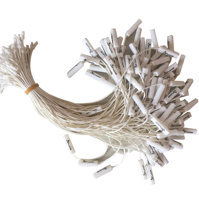 服装子弹头吊粒厂家定做 批发吊牌蜡绳 通用现货箱包吊绳 伞挂绳