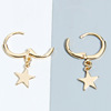 Fashionable earrings, simple and elegant design, European style