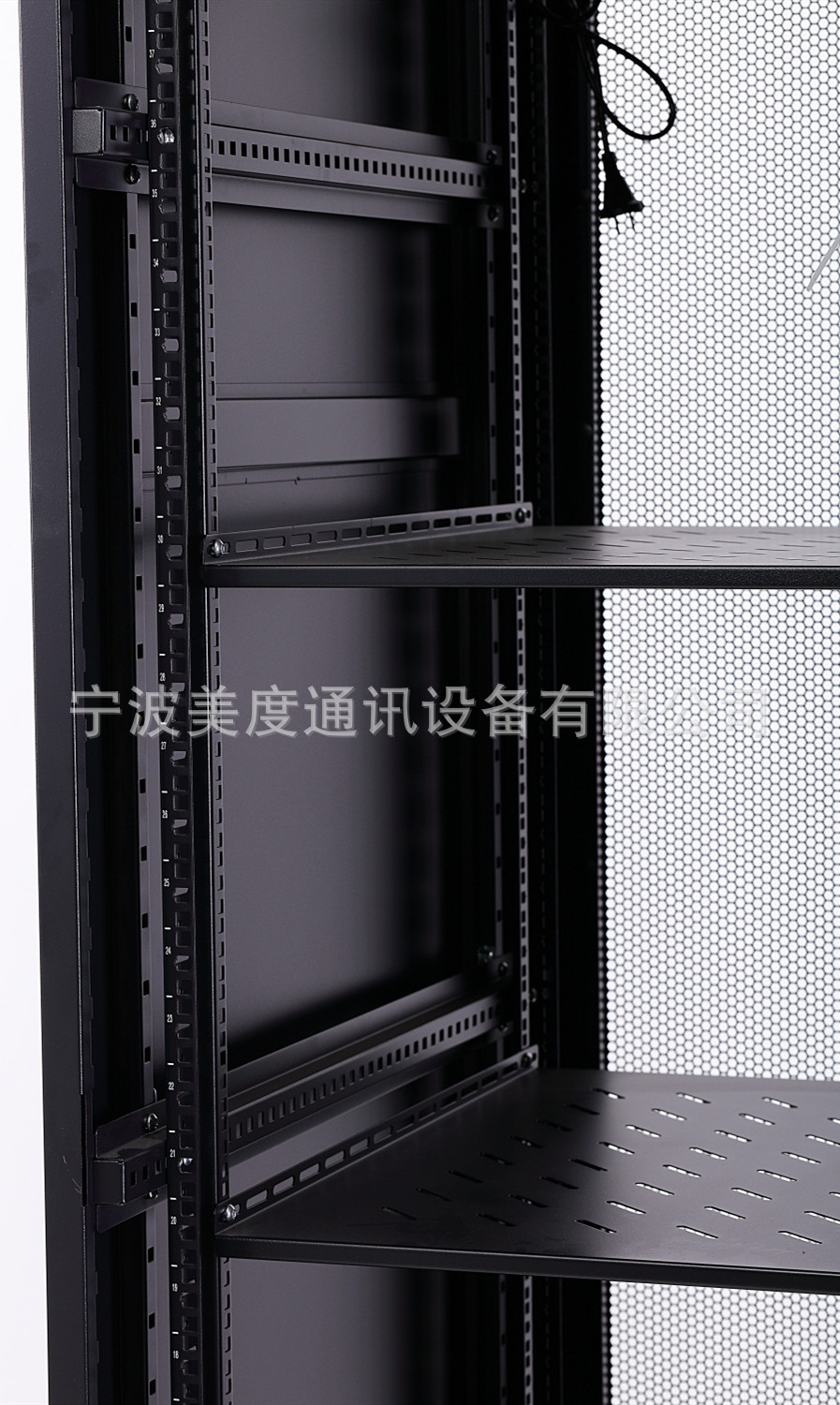 美度机柜网孔门服务器机柜厂家直销42U2米高机柜600*1000*42U机柜[品牌 价格 图片 报价]-易卖工控网