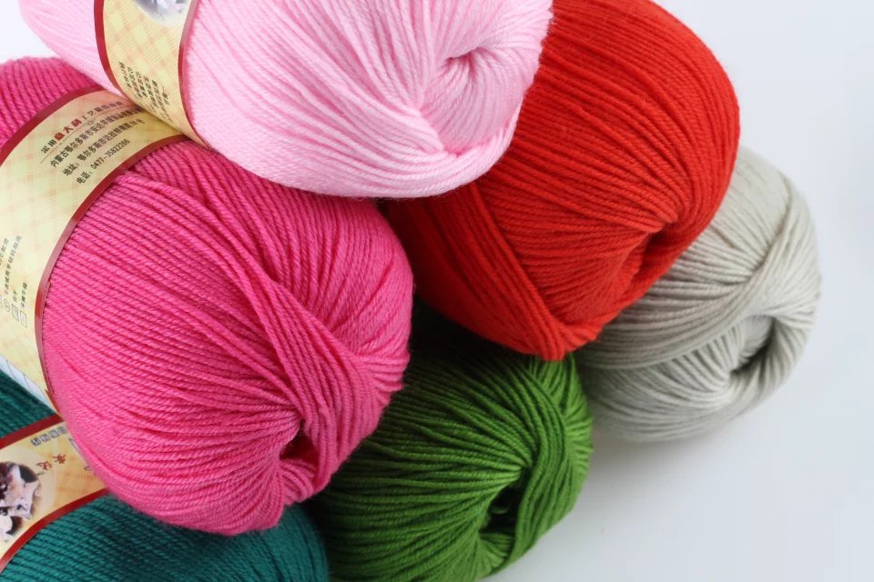 安达212羊毛线手编中细精纺毛线儿童宝宝帽子外套线厂家批发