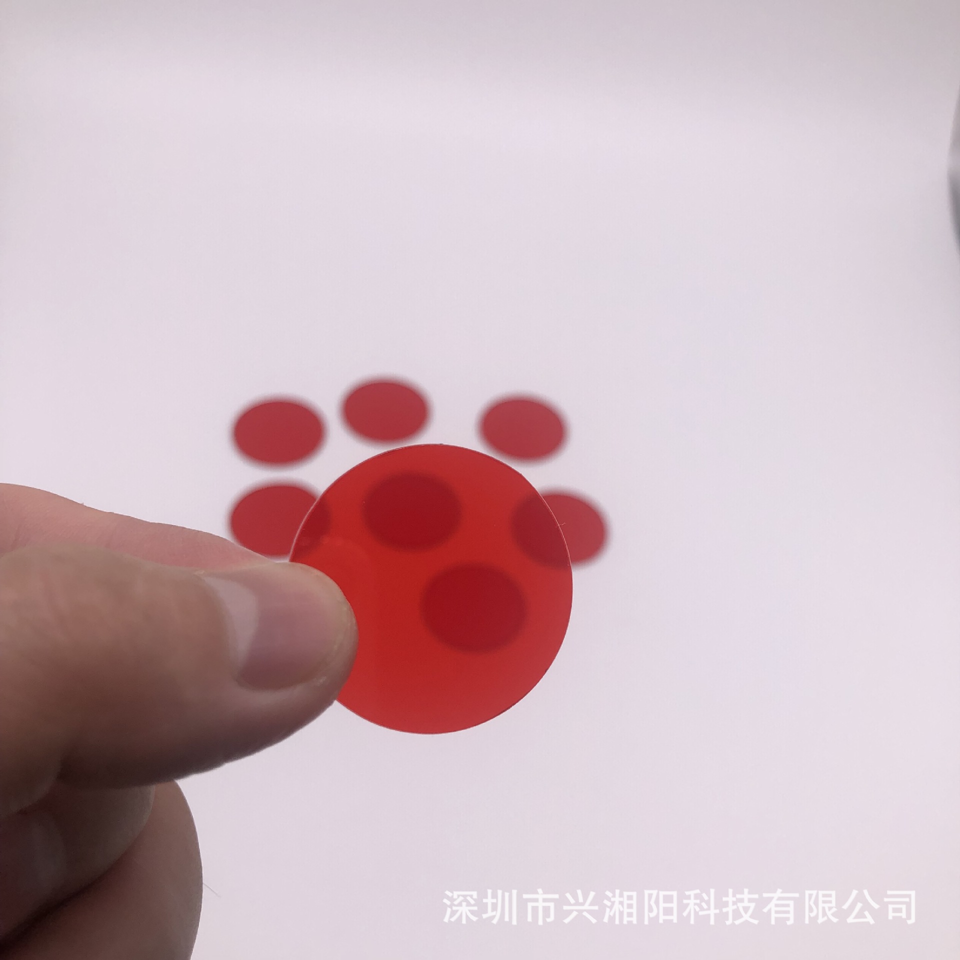 厂家供应红色滤光片 半透明显示器视窗 透红外镜片|ms