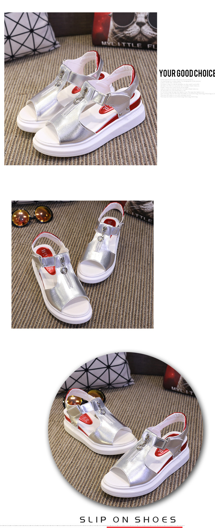 Chaussures été pour femme en Caoutchouc - Ref 3346145 Image 11