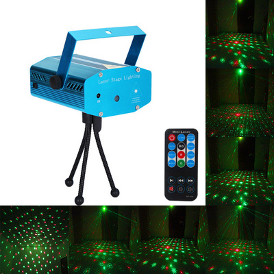 Amazon pattern laser light Gypsophila Mini remote control Voice control KTV bar Laser Light stage Decorative lamp