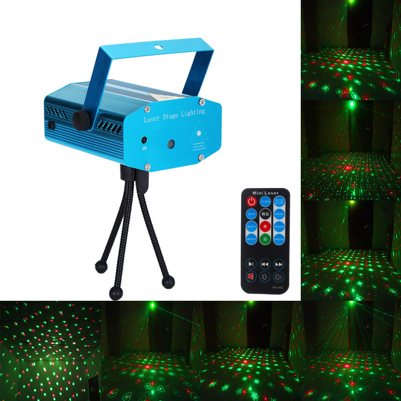 Amazon pattern laser light Gypsophila Mini remote control Voice control KTV bar Laser Light stage Decorative lamp