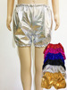 Stage costume Boy girl Chorus Gilding Easy lantern shorts dance Hot pants Chao Po Bright surface trousers