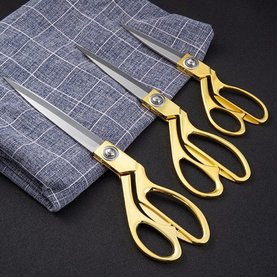 厂家直销不锈钢家用剪刀喜庆剪龙凤剪开业剪彩剪吉祥剪婚庆剪|ms