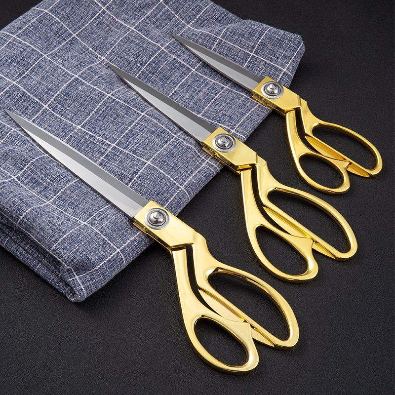 厂家直销不锈钢家用剪刀喜庆剪龙凤剪开业剪彩剪吉祥剪婚庆剪|ms