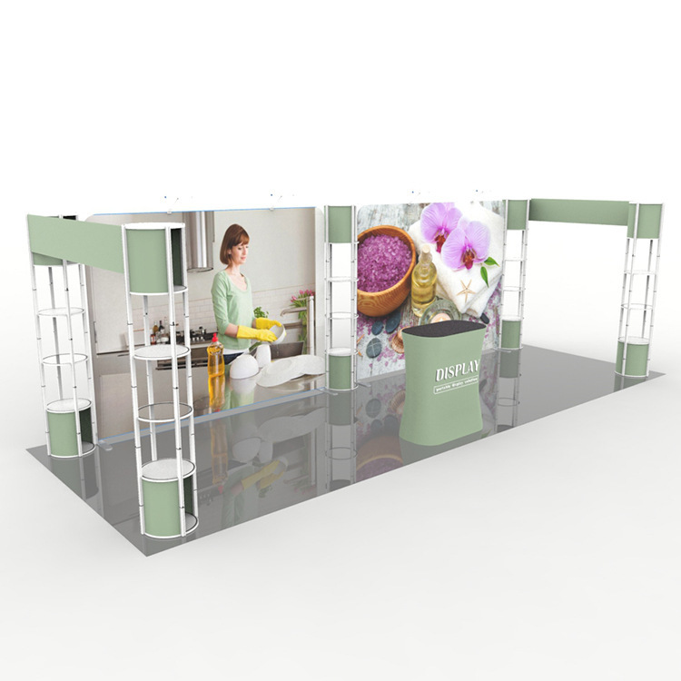 3*6m factory direct supply can be customized fast curtain show booth exhibition promotion special design aluminum alloy frame