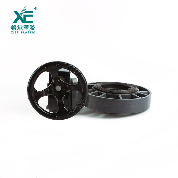 PVC耐高温窝齿式蝶阀 卫生级蝶阀 软密封对夹式 DN100 110mm 4"