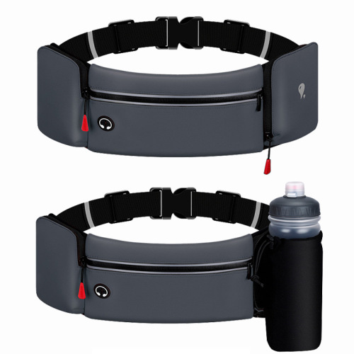 Manufacturer cross-border direct sales outdoor large water bottle sports waist bag fitness running waist bag waterproof sports mobile phone waist bag