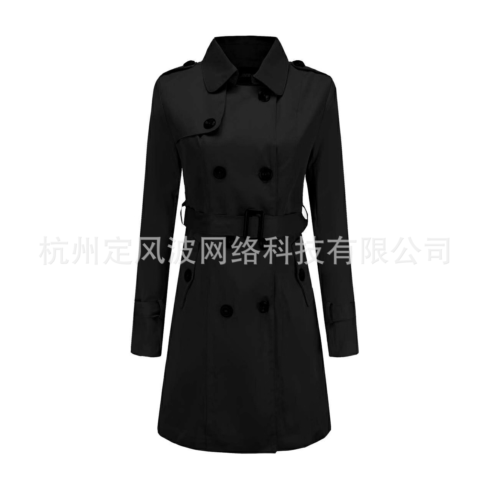 Women's Versatile Slim-fit Popular Mid-length Trench Coat