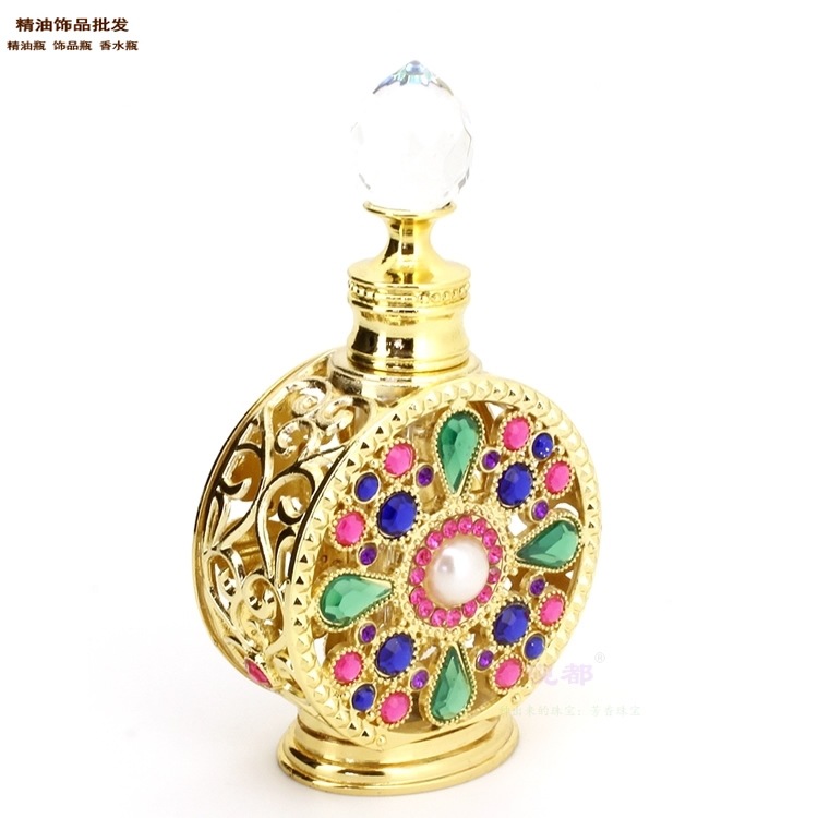 En stock al por mayor 10ML Oriente Medio Dubai botella de perfume botella vacía inversa Paris perfume sub-botella